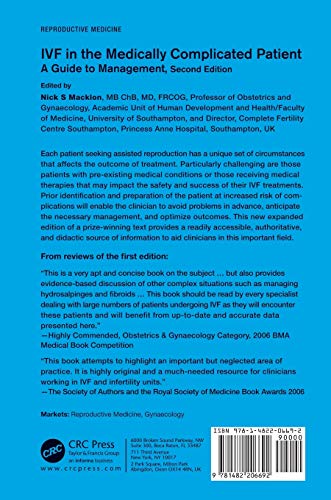 IVF in the Medically Complicated Patient, Second Edition (Reproductive Medicine and Assisted Reproductive Techniques Series)