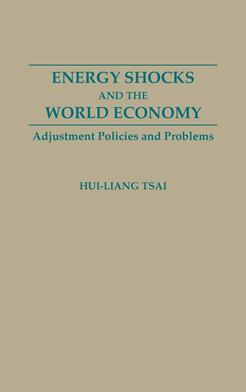 Energy Shocks and the World Economy: Adjustment Policies and Problems
