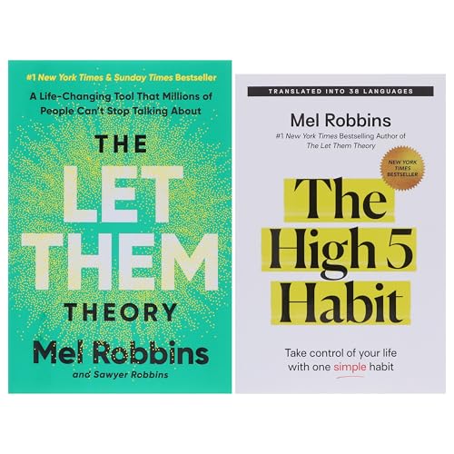 Mel Robbins 2 Books Collection Set, The Let Them Theory and The High 5 Habit (Dragon Ball)