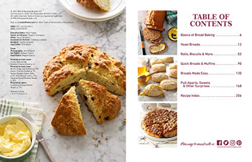 Taste of Home Breads: 100 Recipes for Oven-Fresh Loaves, Rolls, Biscuits, and More - Spiral-Bound, Baking for All Skill Levels (Taste of Home Baking)