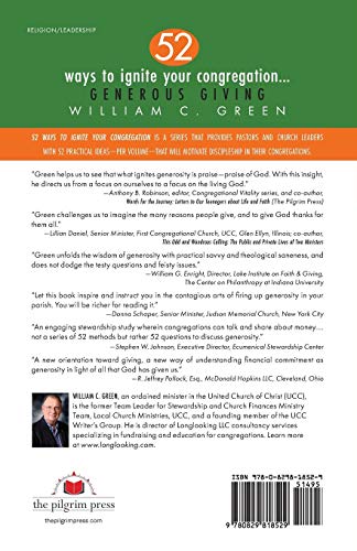 52 Ways to Ignite Your Congregation...Generous Giving