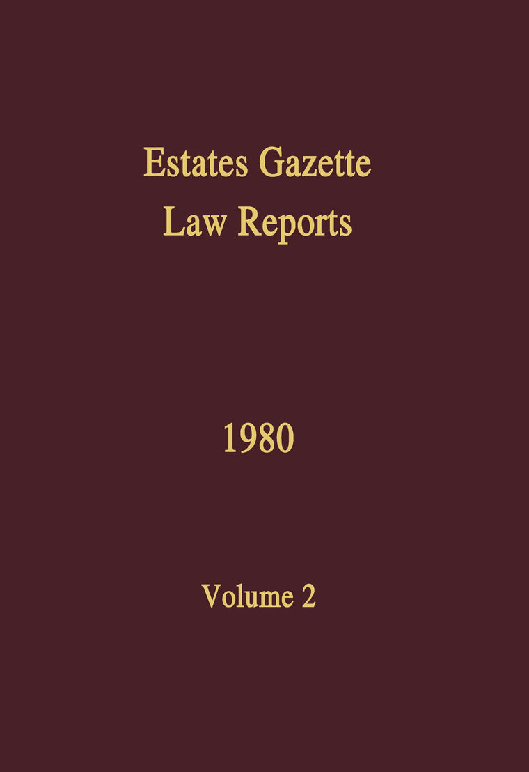 EGLR 1980 (Estates Gazette Law Reports)