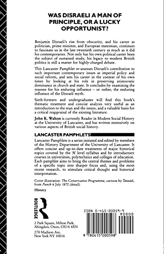 Disraeli (Lancaster Pamphlets)