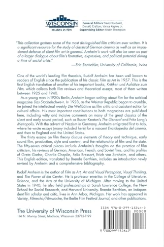 Film Essays and Criticism (Wisconsin Studies in Film)