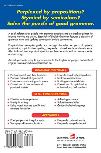 Essentials of English Grammar: A Quick Guide To Good English