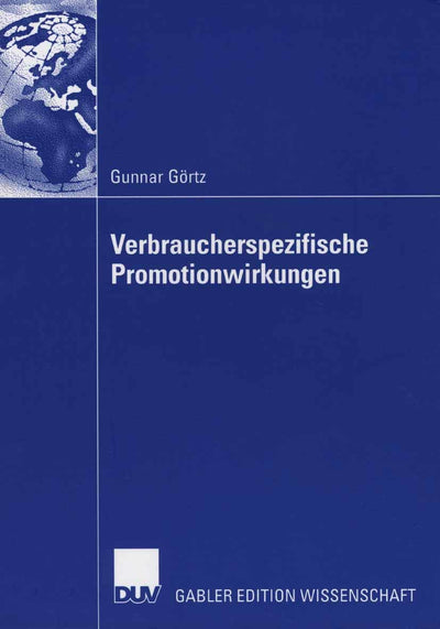 Verbraucherspezifische Promotionwirkungen (German Edition)