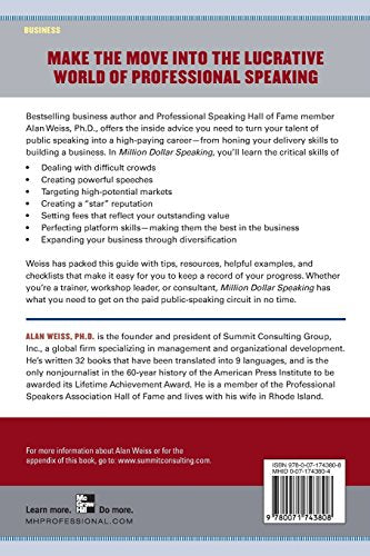 Million Dollar Speaking: The Professional's Guide to Building Your Platform