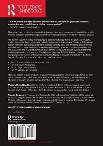 Routledge Handbook of Security Studies (Routledge Handbooks)