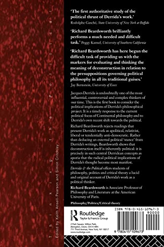 Derrida and the Political (Thinking the Political)