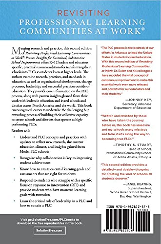 Revisiting Professional Learning Communities at Work
