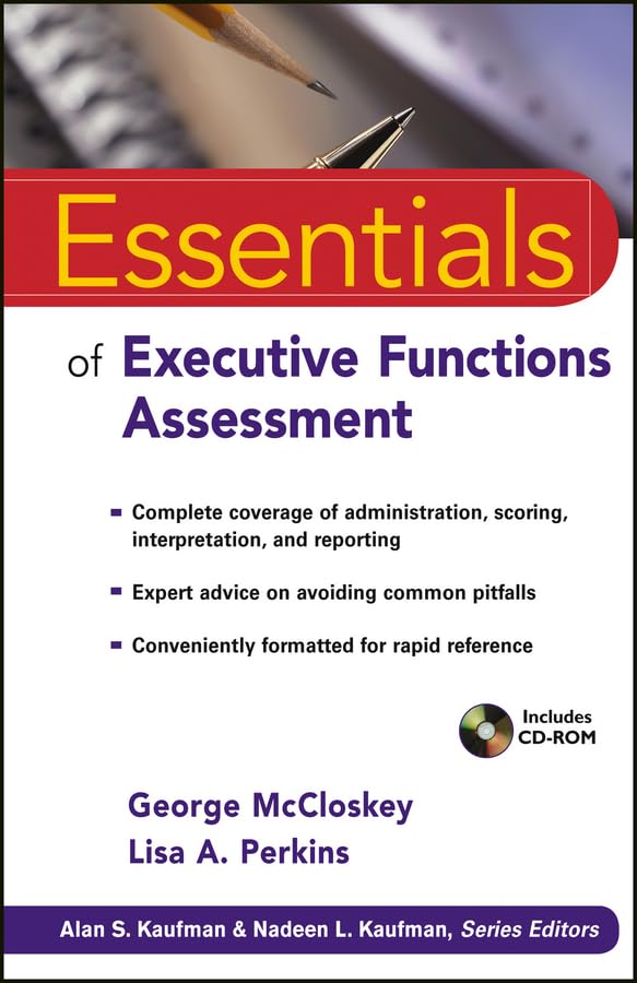 Essentials of Executive Functions Assessment by McCloskey, G