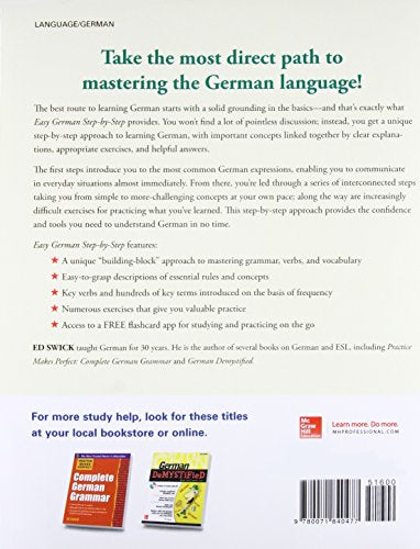 Easy German Step-by-Step (Easy Step-by-Step Series) by Swick