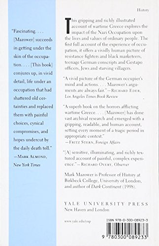 Inside Hitler's Greece: The Experience of Occupation, 1941-44
