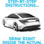 How to Draw CARS: Step-by-Step Lessons for Cars, Trucks, SUV's and more.
