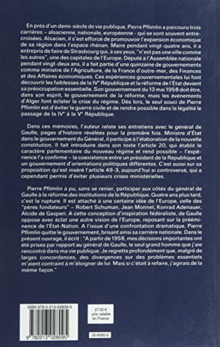 Mémoires d'un Européen: De la IVe  la Ve République