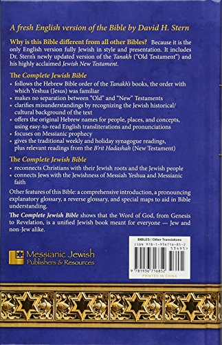 Complete Jewish Bible: English Version by David H. Stern