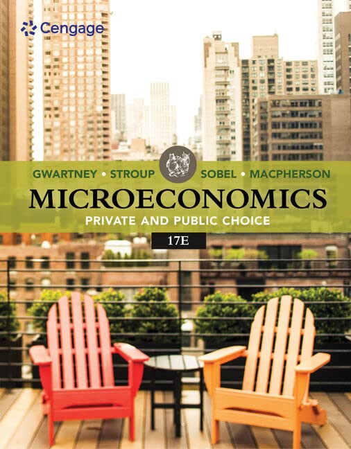 Microeconomics: Private & Public Choice (MindTap Course List)