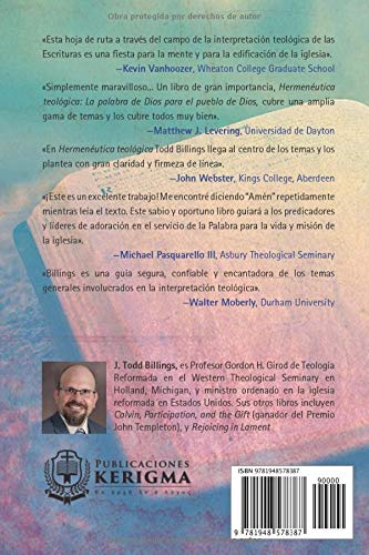 Hermeneutica Teologica: La Palabra de Dios para el pueblo de Dios (Spanish Edition)