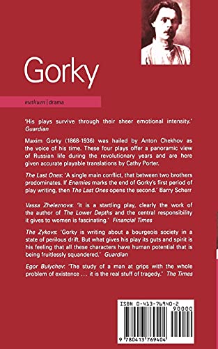 Gorky Plays: 2: The Zykovs; Egor Bulychov; Vassa Zheleznova (The Mother); The Last Ones (World Classics)