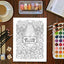 Color The Psalms: Inspired To Grace: Christian Coloring Books