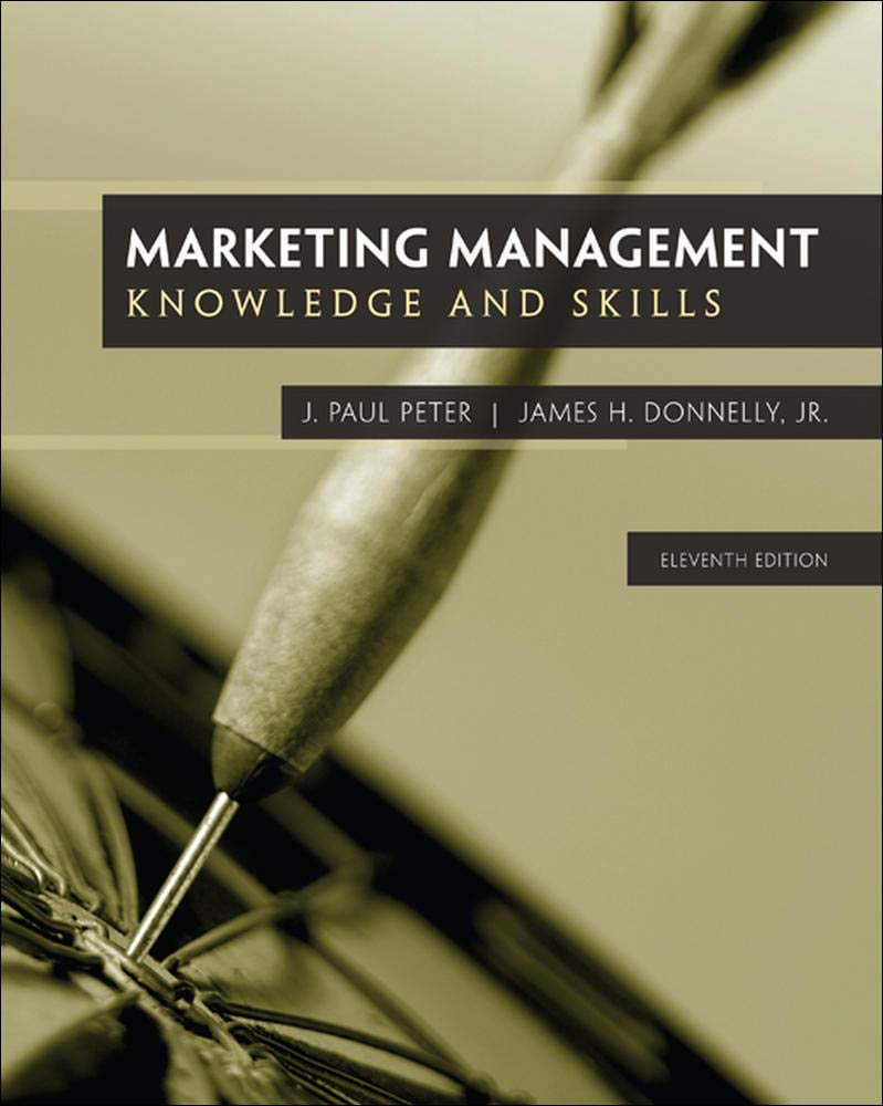 Marketing Management: Knowledge and Skills, 11th Edition