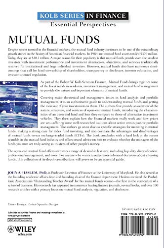 Mutual Funds: Portfolio Structures, Analysis, Management, and Stewardship
