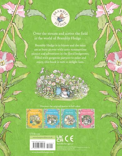 Brambly Hedge: Nature Coloring Book: Enter the cosy world of Brambly Hedge with this perfect colouring book for relaxation for all ages