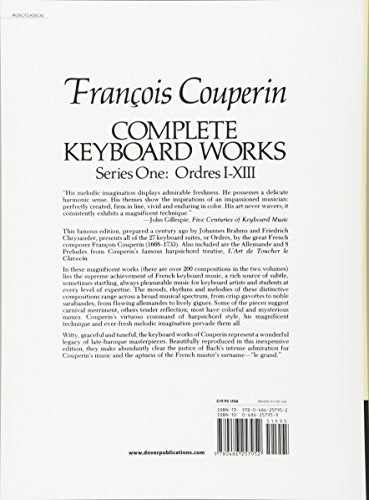 Complete Keyboard Works, Series One (Dover Classical Piano Music)