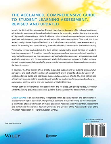 Assessing Student Learning: A Common Sense Guide