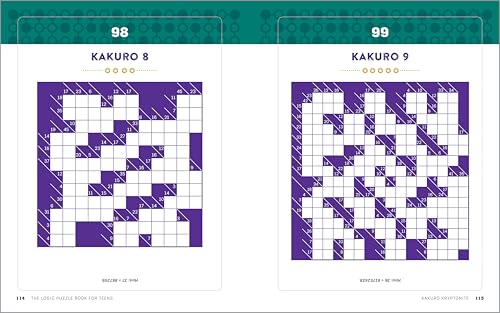 The Logic Puzzle Book for Teens: 100 Challenging Brain Games and Puzzles