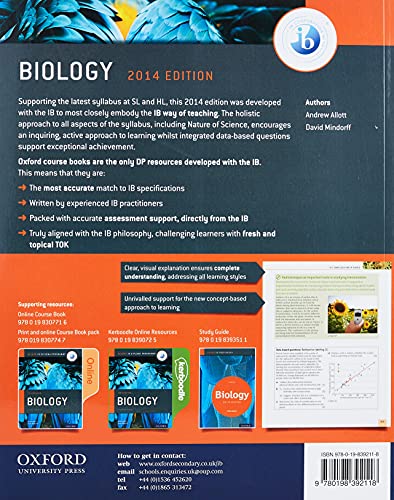 IB Biology Course Book: 2014 Edition: Oxford IB Diploma Program