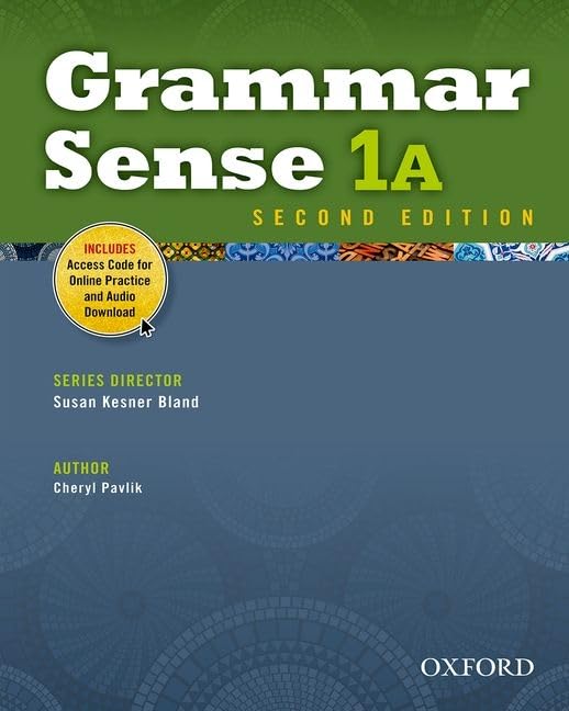 Grammar Sense 1A Student Book with Online Practice Access Code Card