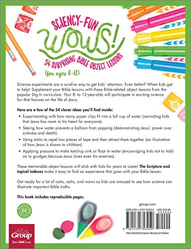 Sciency-Fun WOWS!: 54 Surprising Bible Object Lessons (for ages 8-12)