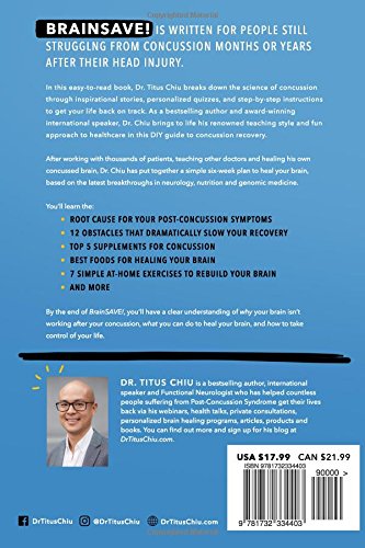 BrainSAVE: The 6-Week Plan to Heal Your Brain from Concussions, Brain Injuries & Trauma without Drugs or Surgery