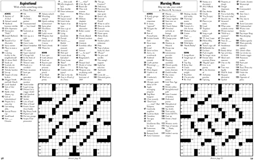 Rainy Sunday Crosswords (Sunday Crosswords)