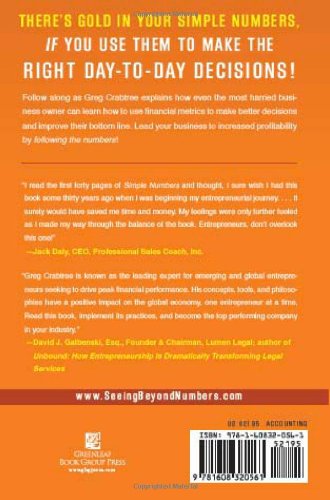 Simple Numbers, Straight Talk, Big Profits!: 4 Keys to Unlock Your Business Potential — back cover