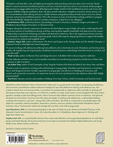 Mindfulness-Based Substance Abuse Treatment for Adolescents