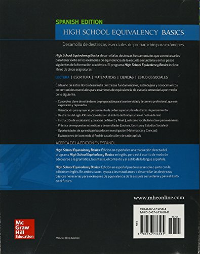 HSE Basics Spanish: Reading Core Subject Module, Student Edition (BASICS & ACHIEVE) (Spanish Edition)