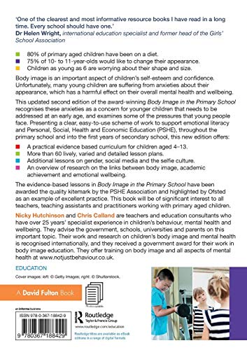 Body Image in the Primary School: A Self-Esteem Approach to Building Body Confidence