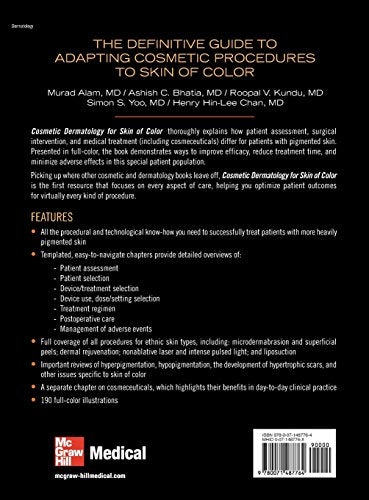 Cosmetic Dermatology for Skin of Color