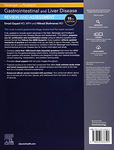 Sleisenger and Fordtran's Gastrointestinal and Liver Disease Review and Assessment