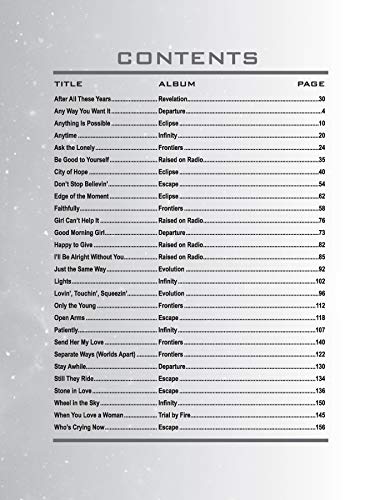 Journey - Piano Sheet Music Anthology: Piano/ Vocal/ Guitar