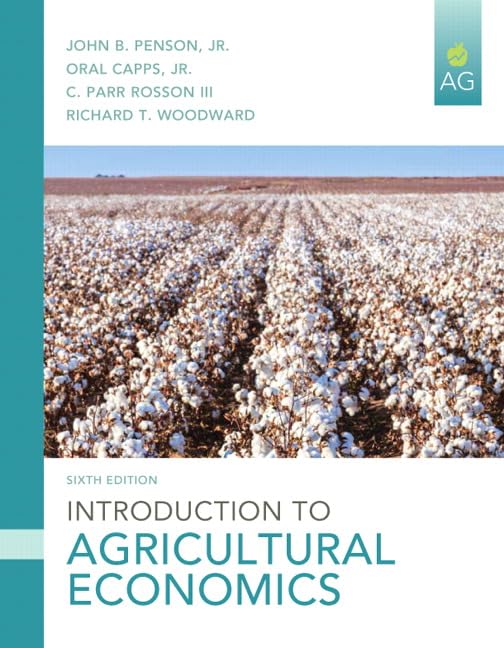 Introduction to Agricultural Economics