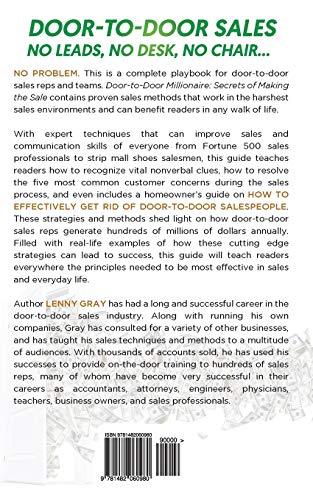Door-to-Door Millionaire: Secrets of Making the Sale (Door-to-Door Millionaire Series)