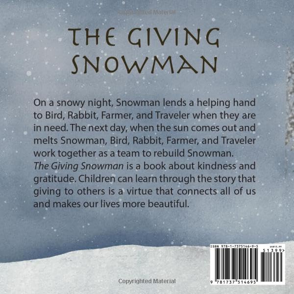 The Giving Snowman: A Children? Bedtime Story about Gratitude