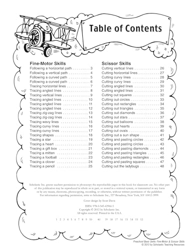 Preschool Basic Skills: Fine-Motor & Scissor Skills