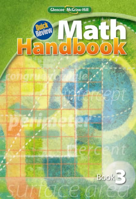 Quick Review Math Handbook, Book 3, Student Edition (MATH APPLIC & CONN CRSE)