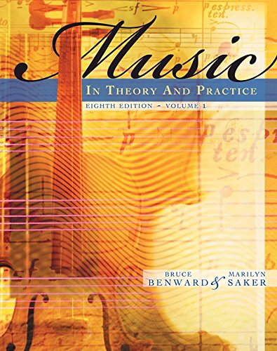 Workbook to accompany Music in Theory and Practice, Volume 1 with Finale Discount Sticker