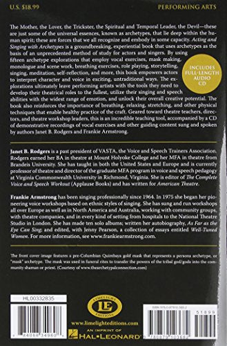 Acting and Singing with Archetypes (Limelight) — back cover