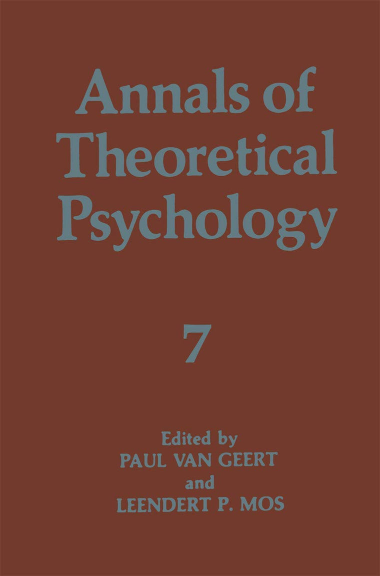 Annals of Theoretical Psychology (Annals of Theoretical Psychology, 7)